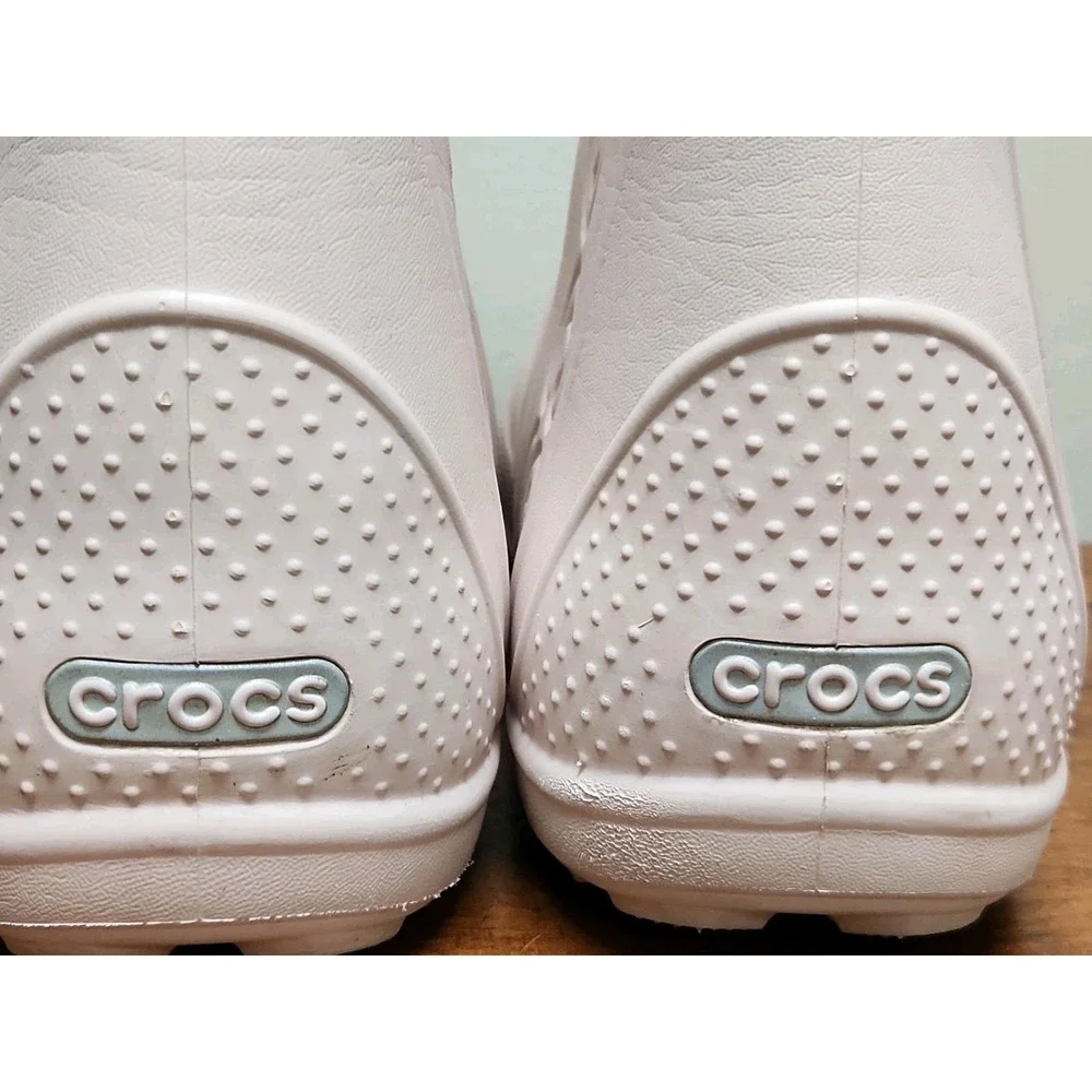 Crocs Kids' Handle It Rain Boots, US Size J3, Light Pink, Mid Calf